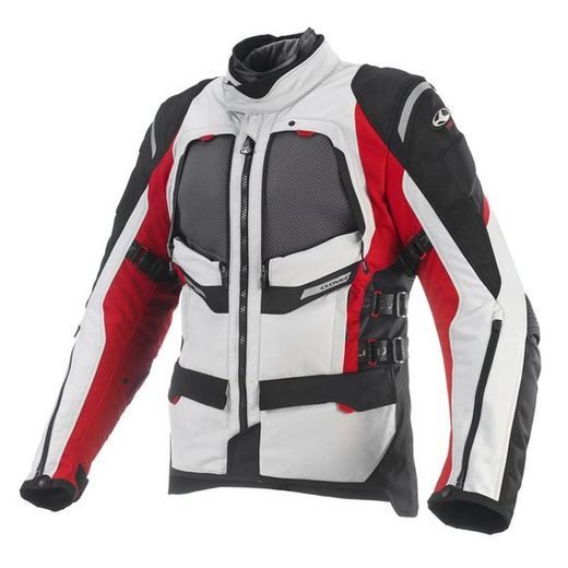 BUNDA NA MOTORKU CLOVER GTS-3 AIRBAG BLACK/GREY/RED