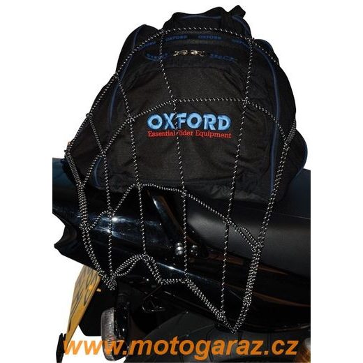 ZAVAZADLOVÁ SÍŤ OXFORD CARGO NET REFLEXNÍ ČERNÁ OX658