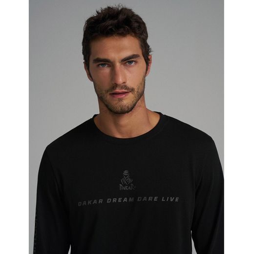DIVERSE EXTREME TEAM - DAKAR RALLY TRIČKO S DLOUHÝM RUKÁVEM LG 0124 BLACK