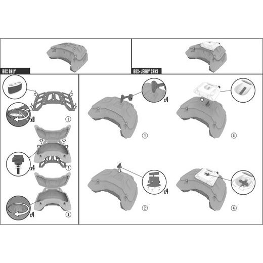 ZADNÍ BOX PRO ČTYŘKOLKU TESSERACT CAN AM OUTLANDER 650/1000
