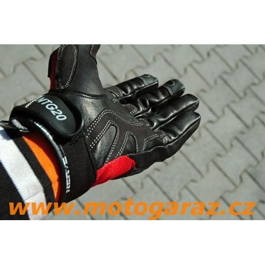 RUKAVICE NA MOTORKU NERVE SPORTY RED