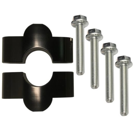 SADA PODLOŽEK (RISERY) ACCOSSATO RK122 +20 MM PRO ŘÍDÍTKA S PRŮMĚREM 22MM, ČERNÉ
