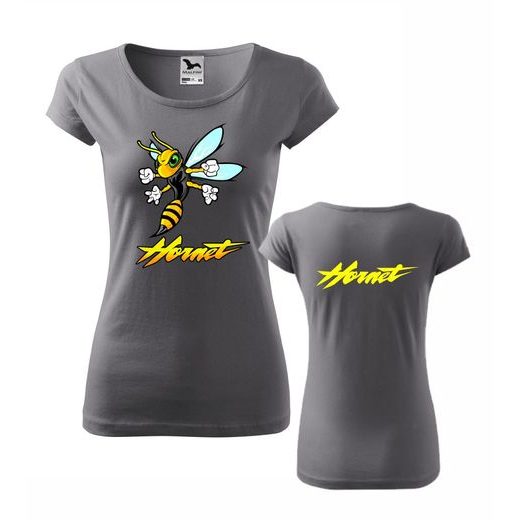 DÁMSKÉ TRIKO S MOTIVEM HONDA HORNET - ŠEDÉ