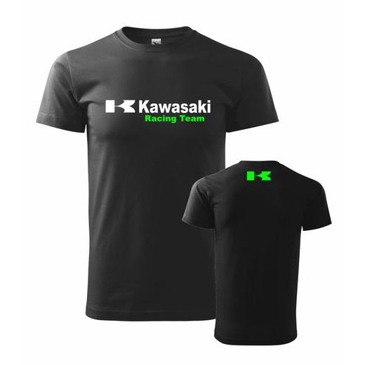 PÁNSKÉ TRIKO S MOTIVEM KAWASAKI RACING TEAM - ČERNÉ