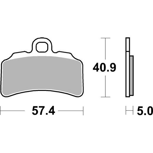 BRZDOVÉ DESTIČKY BREMBO 07GR95CC CC ROAD
