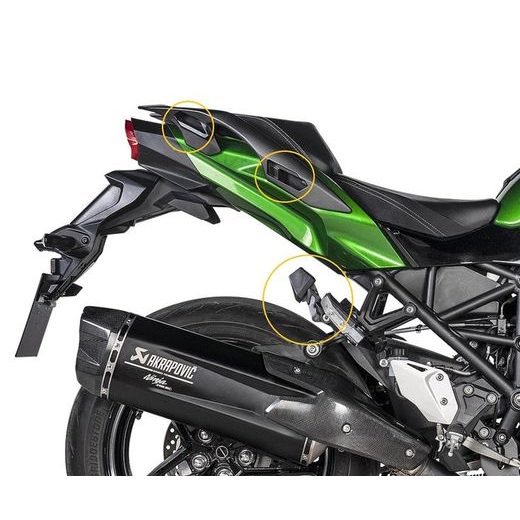 BOČNÍ KUFRY 2 X 28 LITRŮ PRO KAWASAKI NINJA H2 SX