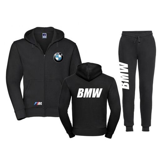 TEPLÁKOVÁ SOUPRAVA S MOTIVEM BMW - ČERNÁ