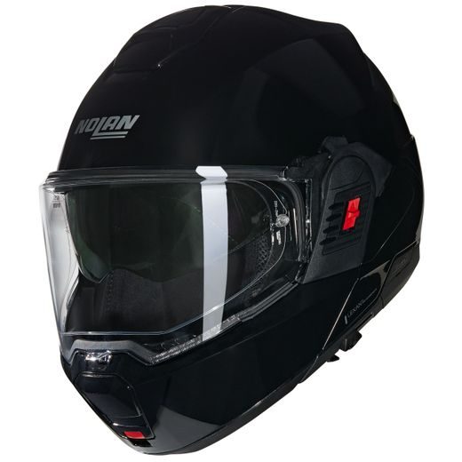 MOTO HELMA NOLAN N120-1 CLASSICO N-COM BLACK 301