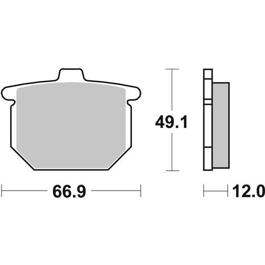 BRZDOVÉ DESTIČKY BREMBO 07HO1212 CC ROAD