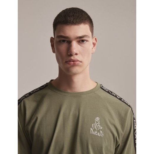 DIVERSE EXTREME TEAM - DAKAR RALLY TRIČKO S DLOUHÝM RUKÁVEM LG STRAP KHAKI