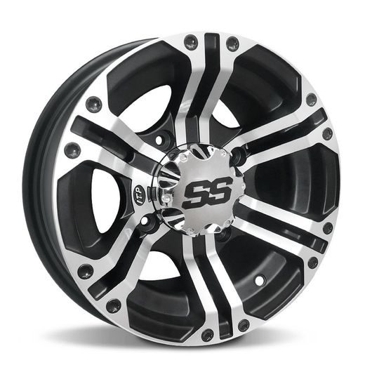 ITP SS212, 12X7 (2+5) MACHINED W/BLACK 4/110