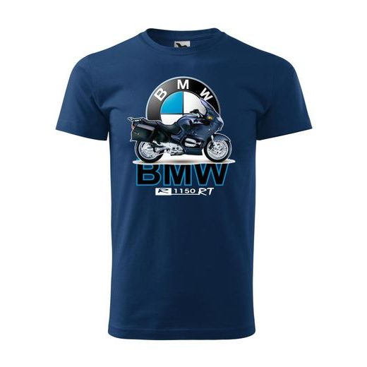 PÁNSKÉ TRIKO S MOTIVEM BMW R 1150 RT - TMAVĚ MODRÉ