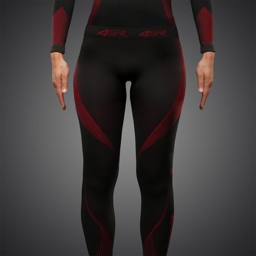 4SR DÁMSKÉ FUNKČNÍ KALHOTY LADIES SEAMLESS PANTS RED