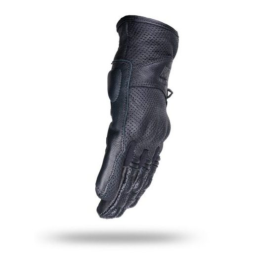 WOLF RACER BLACK KOŽENÉ RUKAVICE NA MOTORKU