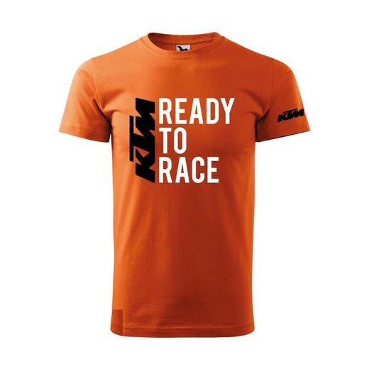 PÁNSKÉ TRIKO S MOTIVEM KTM READY TO RACE 1 - ORANŽOVÉ