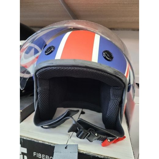 JET HELMA PROJECT FLAG BLUE/RED