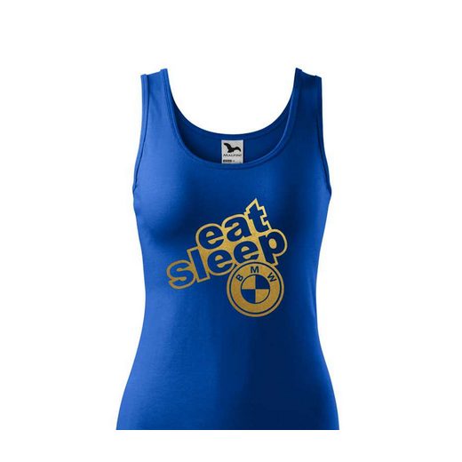 DÁMSKÉ TÍLKO S MOTIVEM BMW - KRÁLOVSKY MODRÉ