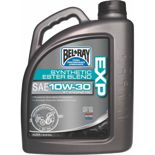 MOTOROVÝ OLEJ BEL-RAY EXP SYNTHETIC ESTER BLEND 4T 10W-30 4 L