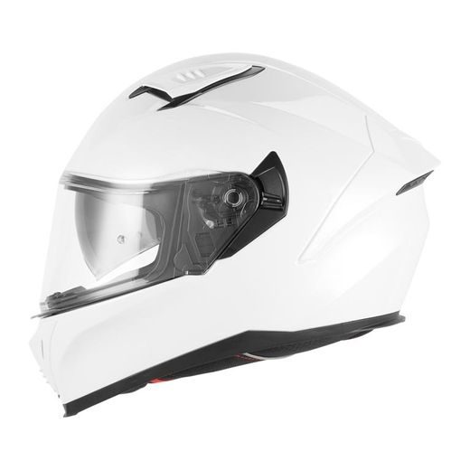 PŘILBA NA MOTORKU NOX N402 BÍLÁ LESKLÁ
