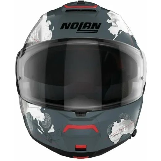 NOLAN N100-6 LEGEND CHECA SLATE GREY N-COM 30
