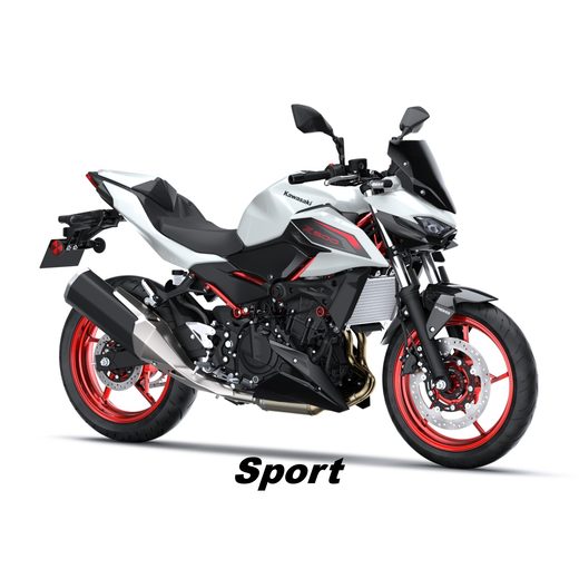 KAWASAKI Z500 SE PEARL BLIZZARD WHITE 2026