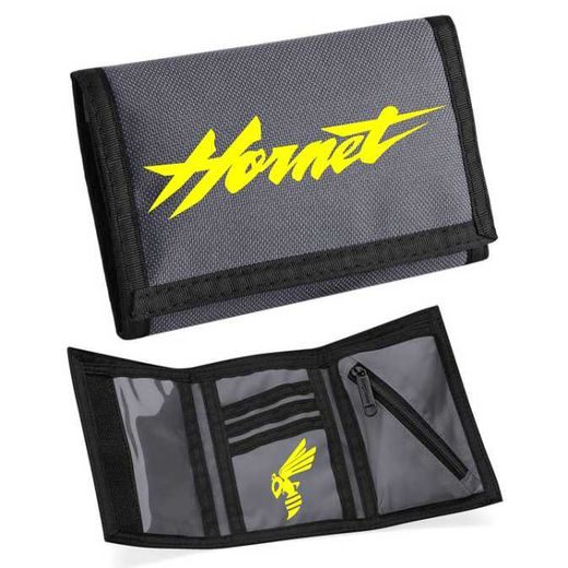 MOTO PENĚŽENKA S MOTIVEM HORNET - ŠEDÁ