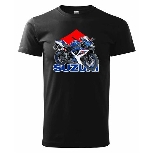 PÁNSKÉ TRIKO S MOTIVEM SUZUKI GSXR 3 - ČERNÉ