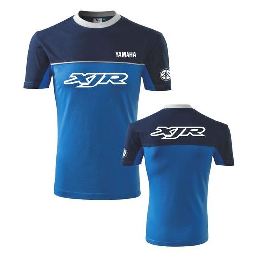 PÁNSKÉ TRIKO S MOTIVEM YAMAHA XJR - MODRÁ