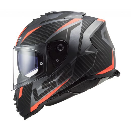 LS2 FF800 STORM II RACER MATT TITANIUM ORANGE-06