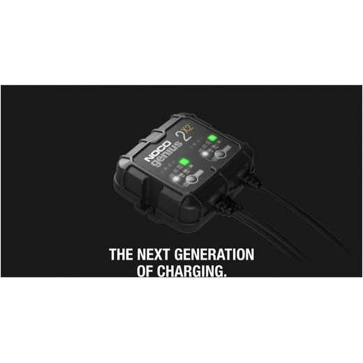 NABÍJEČKA PRO NABÍJENÍ 2 BATERIÍ NOCO 2X2, 6/12 V, 2-40 AH, 2 A