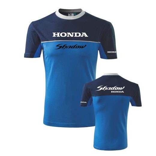 PÁNSKÉ TRIKO S MOTIVEM HONDA SHADOW - MODRÉ