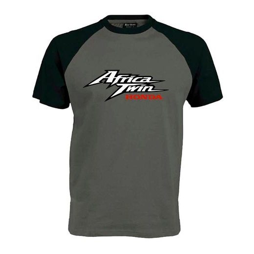 PÁNSKÉ TRIKO S MOTIVEM HONDA AFRICA 3 - ČERNO/ŠEDÉ