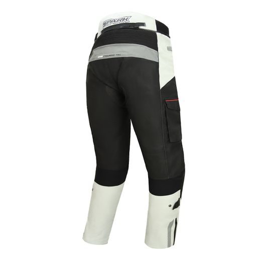 PÁNSKÉ TEXTILNÍ MOTO KALHOTY SPARK NEVADA - ŠEDÉ