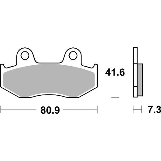 BRZDOVÉ DESTIČKY BREMBO 07HO1505 CC ROAD
