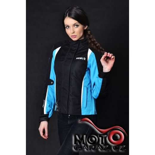 DÁMSKÁ BUNDA NA MOTORKU NERVE UNIQUE STAR BLUE