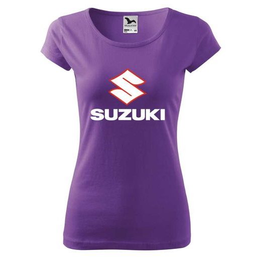 DÁMSKÉ TRIKO S MOTIVEM SUZUKI 3 - FIALOVÉ