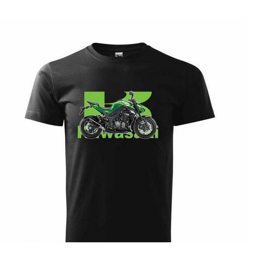 PÁNSKÉ TRIKO S MOTIVEM KAWASAKI Z1000 - ČERNÉ