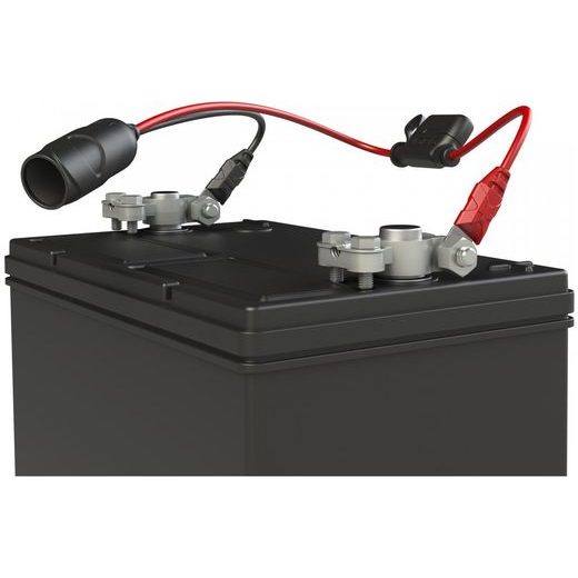 ZÁSUVKA ZAPALOVAČE S BATERIOVÝMI OČKY M6, DÉLKA 60 CM, PRO NABÍJEČKY NOCO GENIUS