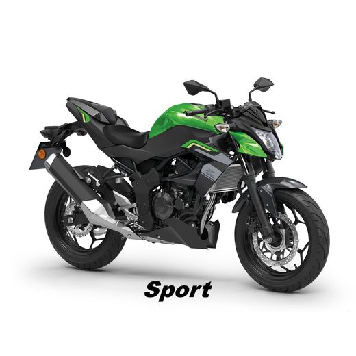 KAWASAKI Z125 CANDY LIME GREEN 2026