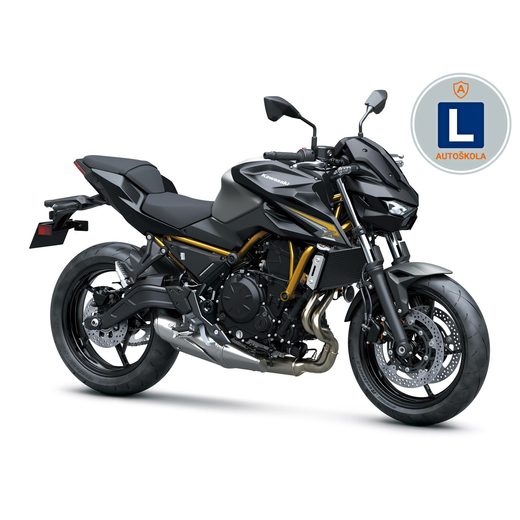 KAWASAKI Z650 S METALLIC MATTE GRAPHENESTEEL GRAY 2026 AUTOŠKOLA S OCHRANNÝMI RÁMY