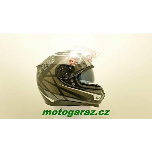 NOLAN N87 ORIGINALITY N-COM FLAT BLACK 68