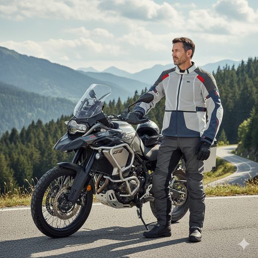 BUNDA IXS TOURSTER-BIG AIR 1.0 X2-161405 SVĚTLE ŠEDÁ-MODRÁ-ČERVENÁ