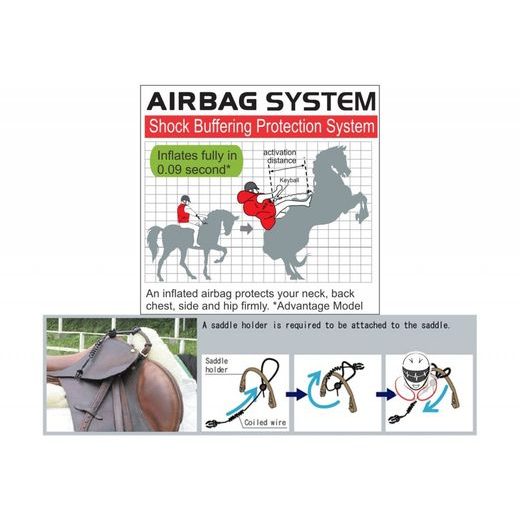 AIRBAGOVÁ VESTA HIT-AIR MLV JEZDECKÁ HNĚDÁ