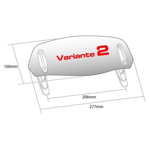 SPEEDS BY PUIG SPOILEROVÝ NÁSTAVEC NA PLEXIŠTÍT - VELKÝ