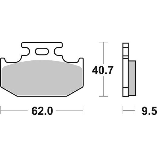 BRZDOVÉ DESTIČKY BREMBO 07SU18SD