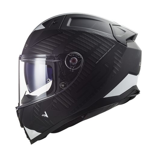 LS2 FF811 VECTOR II SPLITTER BLACK WHITE-06