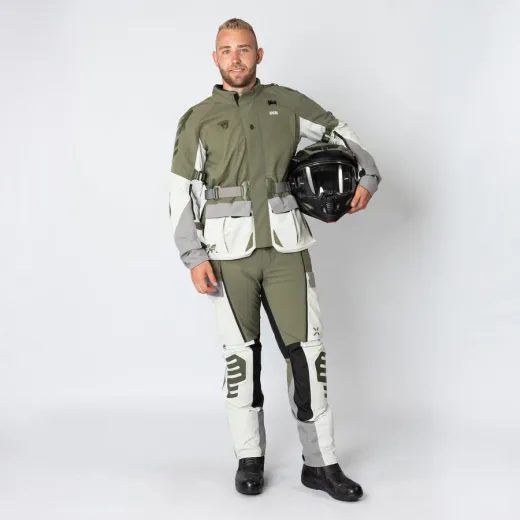 BUNDA S LAMINOVANOU MEMBRÁNOU IXS VENTURE-STX 1.0 X2-011405 ŠEDO-OLIVOVĚ ZELENÝ