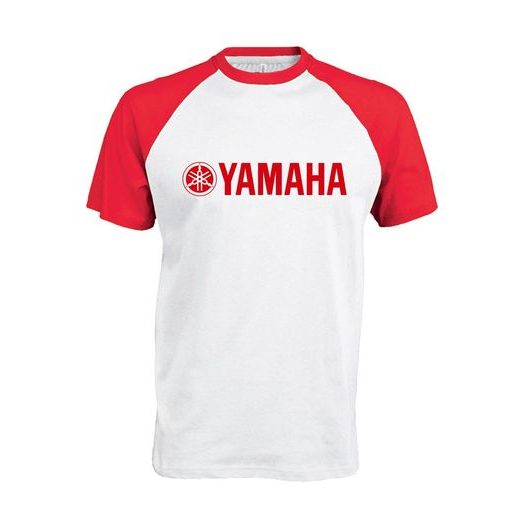 PÁNSKÉ TRIKO S MOTIVEM YAMAHA 1 - ČERVENO/BÍLÉ