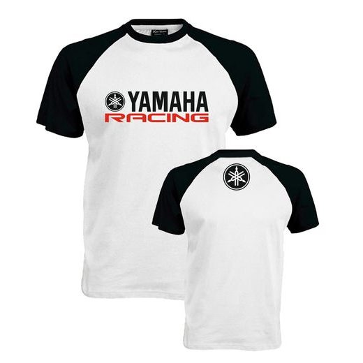PÁNSKÉ TRIKO S MOTIVEM YAMAHA RACING 1 - ČERNO/BÍLÉ