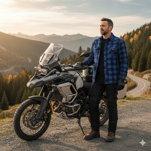 KOŠILE GMS JAGUAR ZG31400 ČERNO-MODRÁ